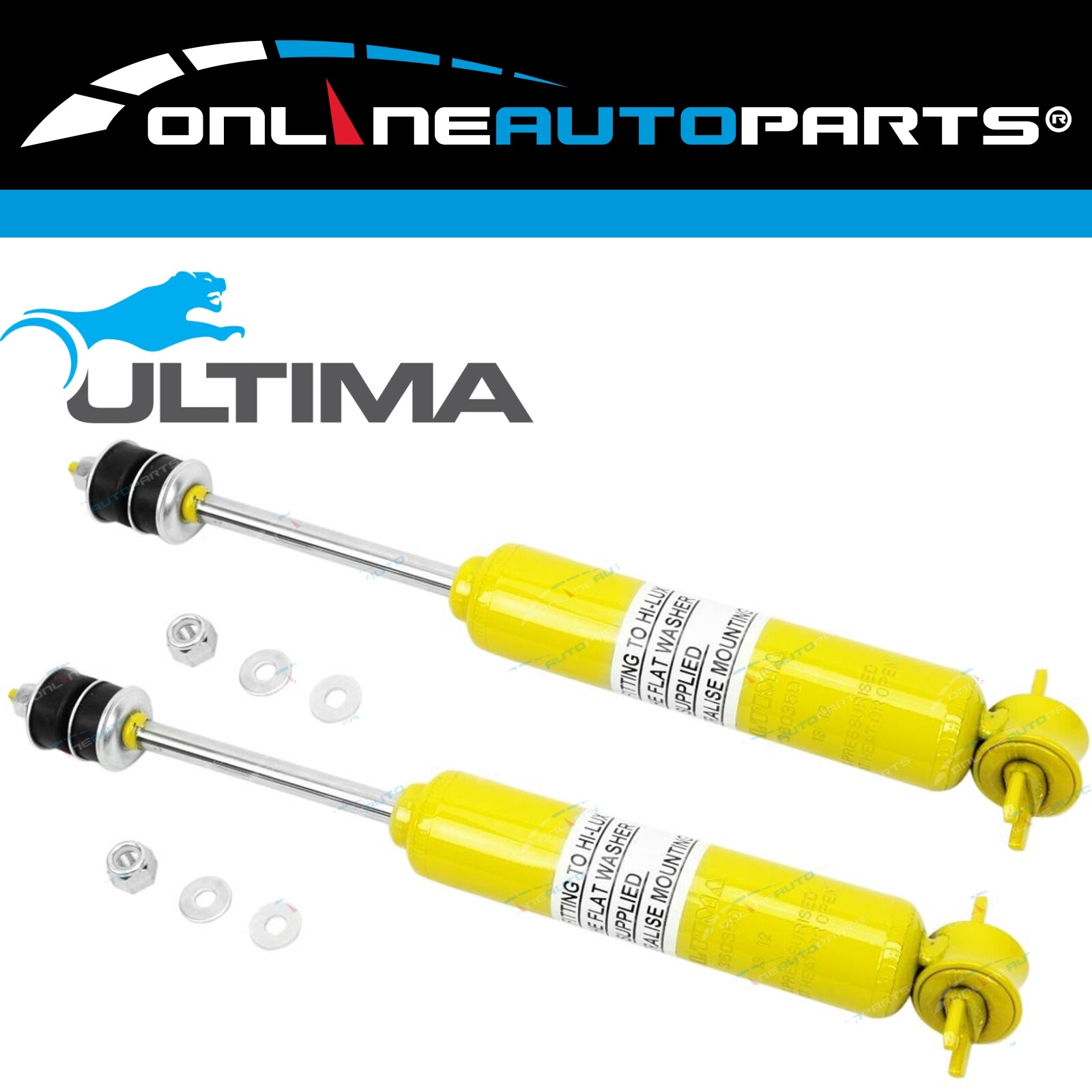 2 Front Gas Shock Absorbers for L300 Express Starwagon Van SC SD SE SF