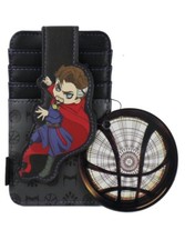 Loungefly Doctor Strange Multiverse Madness Card Holder ID Badge Disney Marvel