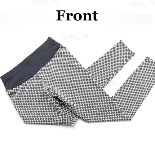 Männer Tik Tok Leggings Gym Sporthose Kompressions hohe Taille Jogginghose Yoga - Bild 6 von 26