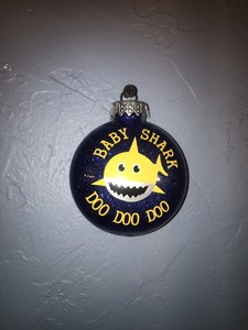 baby shark christmas ornament