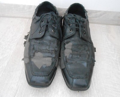 Memphis One Lace Up Mens Loafers EU Size 45 Black HAVY USED READY WORN
