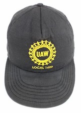 Pro Fit UAW Local 1489 Blue Adjustable Trucker Hat - Made in USA