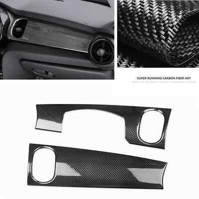 For 2022-2024 MINI Cooper F55 F56 57 Carbon Armaturenbrett Verkleidungsabdeckung