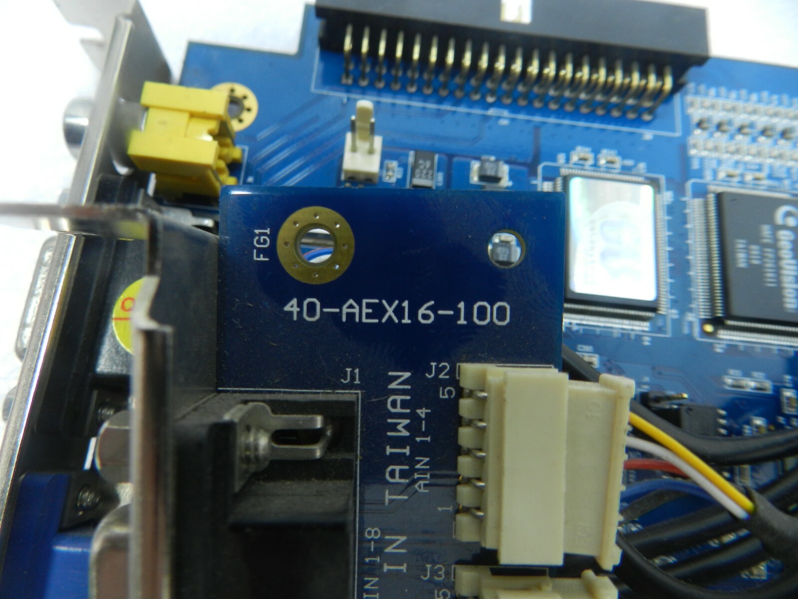 Geovision GV-1480A Capture Card W/Geovision 40-AEX16-100 Audio Card