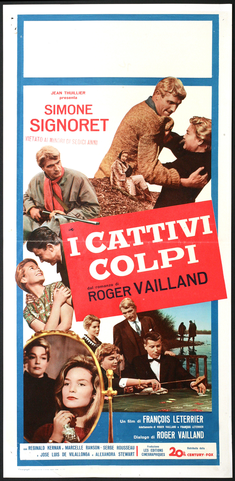 Locandina originale film I cattivi colpi (1961) - Regia di François Leterrier