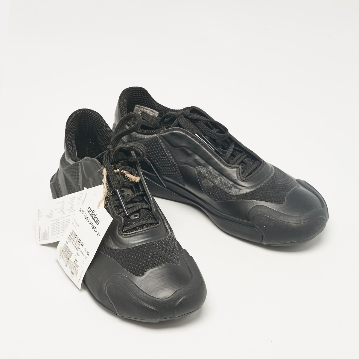 Prada x Adidas Black Nylon Luna Rossa Sneakers Size 36 2/3 | eBay