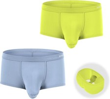 Men's Comfort Soft Pouch Boxer Briefs Mesh Mens Underwear Ice Silk Boxer Brief
