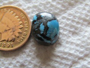 Chinese Hubei  Turquoise Cab 8.7 carat Cabochon 