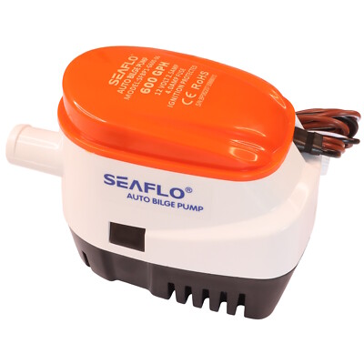 Seaaflo mechanische automatische Lenzpumpe 600GPH 12V integraler Schwimmerschalter Anti-Fouling