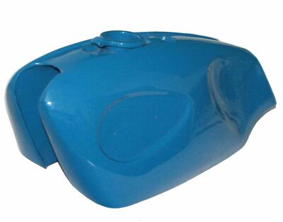 Bsa B25 B44 Star Fire Shooting Star Benzin Kraftstofftank Stahl Blau Lackiert