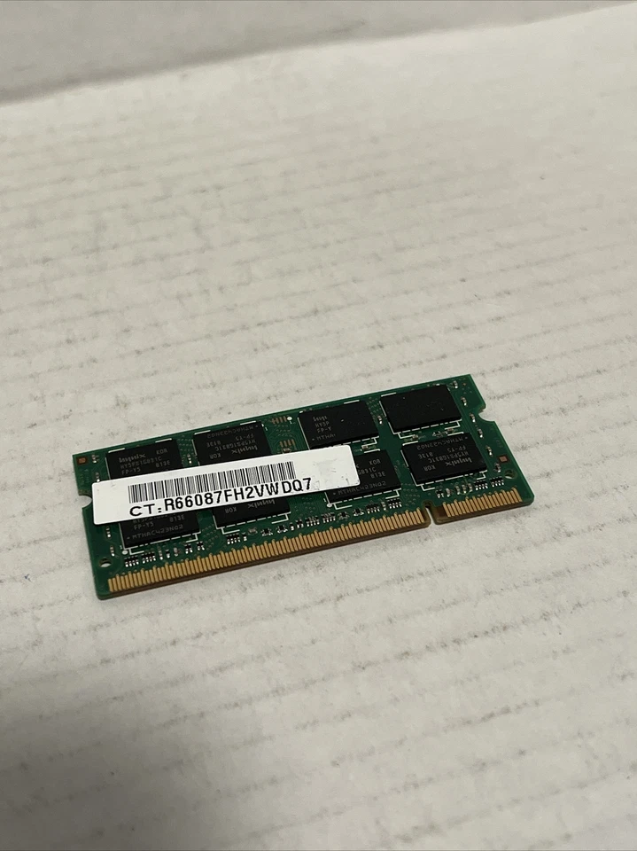 Hynix 2GB 2Rx8 PC2-5300S DDR2-667MHz Memory RAM HYMP125S64CP8-Y5 AB Untested - Image 2 of 2