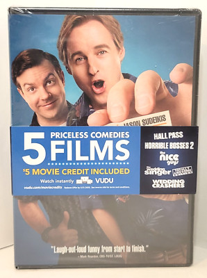 5 Comedy DVD Set Hall Pass Horrible bosses 2 The Nice Guys Wedding Singers ETC