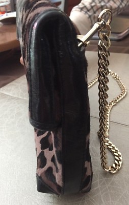 NWT Coach Turnlock Clutch in Printed Haircalf Leopard F33607 | eBay