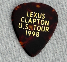 ERIC CLAPTON GUITAR PICK 1998 US WORLD TOUR RARE PLECTRUM LEXUS SPONSORED TOUR