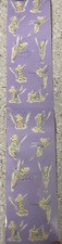 Disney Tinkerbell Fairy Stickers Strips 2 Purple 90  s Sandylion