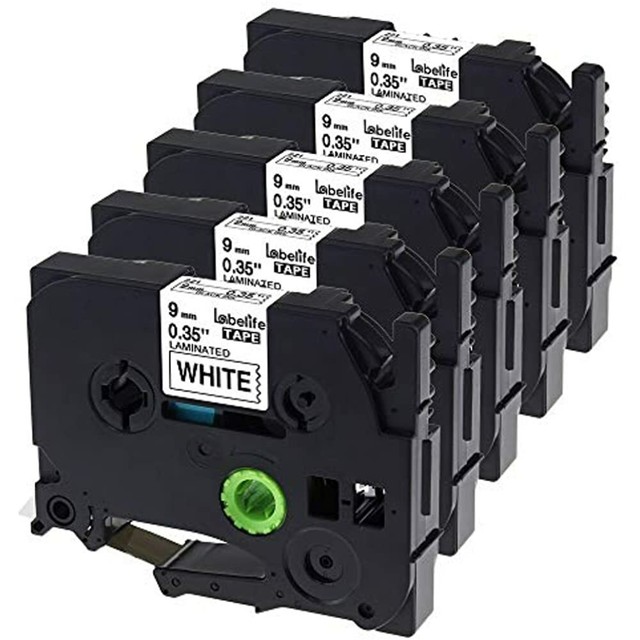Compatible Label Tape Replacement For Brother TZ 9mm 0.35