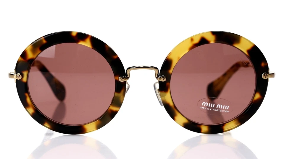Gafas de sol MIU MIU para mujer 'SMU 13N' redondas tonos tormentosos - 135141 Foto 2 de 4