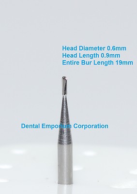 Dental Carbide Burs FG #329 Pear for High Speed Handpiece 100 Package ...