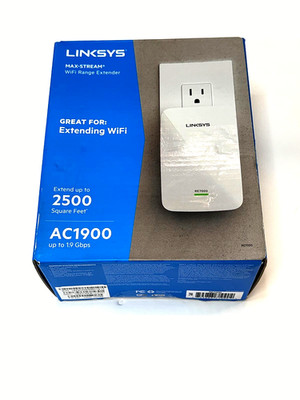 Linksys RE7000 AC1900 Max-Stream WiFi Range Extender Dual-Band Open Box