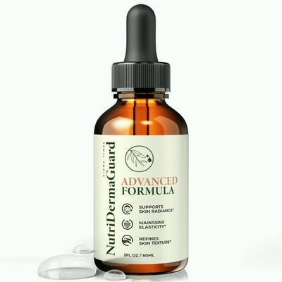 Nutri Derma Guard Drops   Natural Formula for Healthy Skin & Glow (30 servs.)