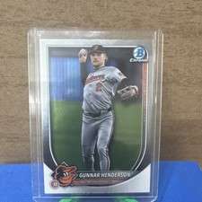 2025 Bowman Chrome Gunnar Henderson #96 Base Baltimore Orioles Baseball Card