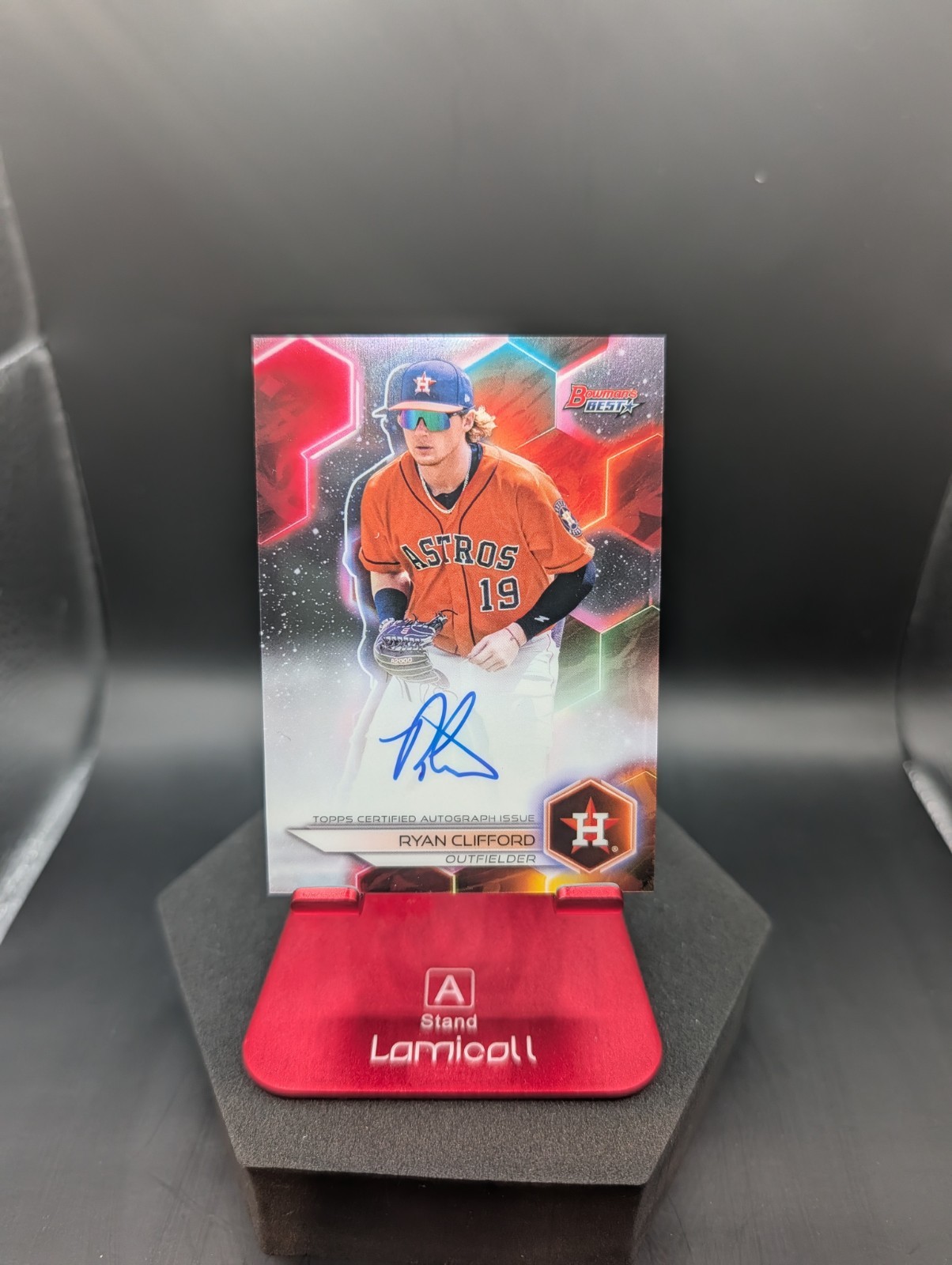 Ryan Clifford 2023 Bowman’s Best Prospect AUTO METS #B23-RC ASTROS