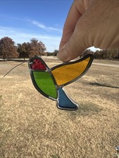 Hummingbird Stained Glass Window Suncatcher 3D Approx 4.5"