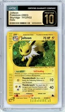 Pokemon Jolteon #H12 Skyridge Holo CGC Pristine 10 on eBay