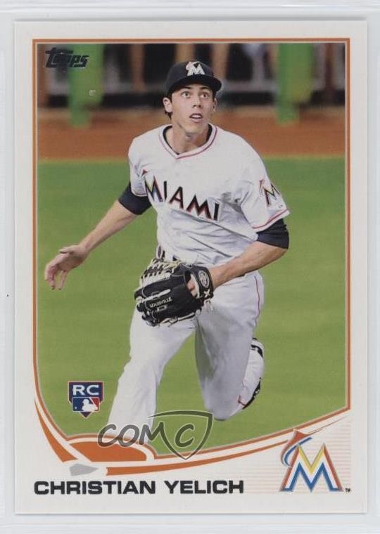 2013 Topps Update Christian Yelich #US290 0l1