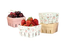 Ceramic Berry Basket, Farmhouse Fruit Bowl Container for Fruit & Vegetables, ...