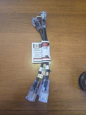 DEWENWILS 3 Pack Short Power Extension Cord Cable 1 Ft Outlet Saver SJT 14 AWG