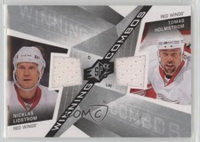 2008-09 SPx Winning Combos Nicklas Lidstrom Tomas Holmstrom #WC-LH HOF 05u8