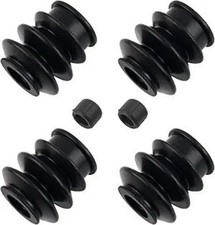 4PCS Brake Caliper Pin Bushing Kit, Rubber Brakes Calipers Slide Pins Bushing fo
