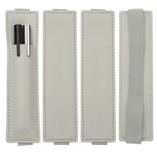 4 Pen Holders With Straps, Contains 2 Pens, Grey