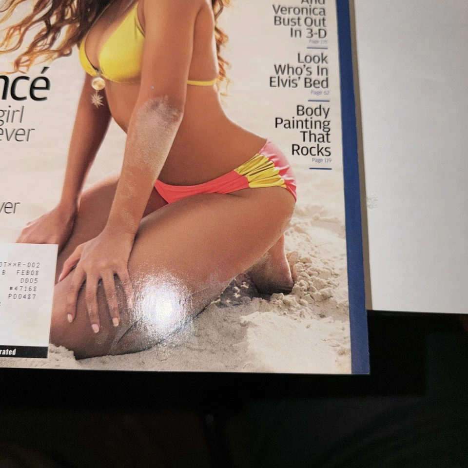 Sports Illustrated Swimsuit Edition 2007 Beyonce FREE Shipping  W/ 3D Glasses Ad - Image 4 of 4