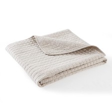 100 Cotton Quilted Throw Decorative Throw Blanket Multi Color Super Soft War...