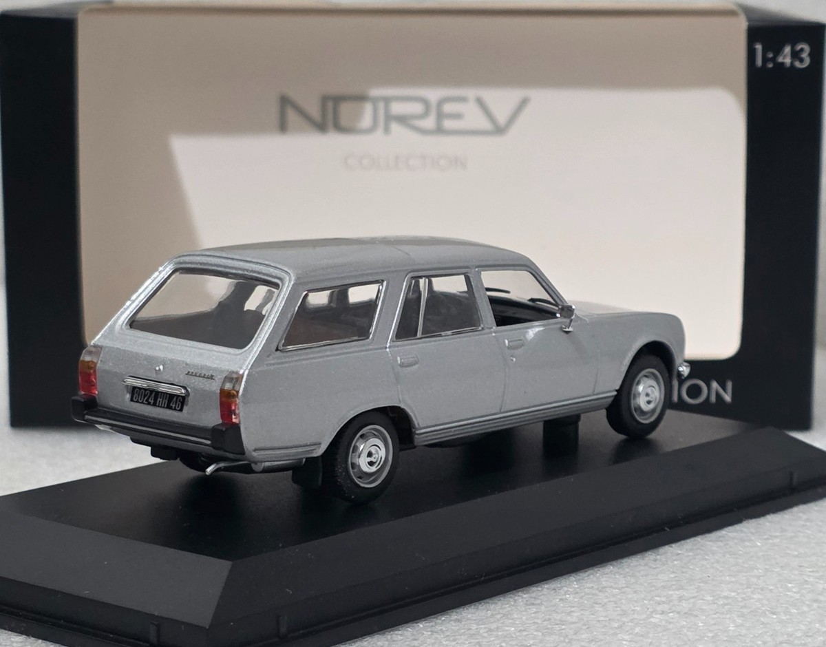 Peugeot 504 Break 1979 Silver 1:43 Norev 475456 Diecast Model Car