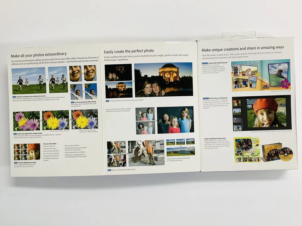 "BRAND NEW" Adobe Photoshop Elements 8 (MAC OS) FACTORY SEALED FREE SHIPPING - Image 3 of 4