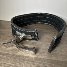 PREMIUM Weight Power Lifting Leather Lever Pro Belt Gym Training Power Lifting