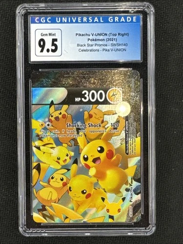 Pikachu V-Union (Top Right) SWSH140 CGC 9.5