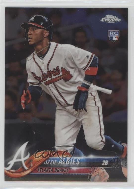 2018 Topps Chrome Ozzie Albies #72 00m9