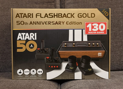 Atari Flashback Gold 50th Anniversary Edition Atari 2600 AR3080 HD w/ 130 Games