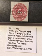 Altdeutschland Braunschweig Gepr&uuml;ft BPP Salder = 36 2026