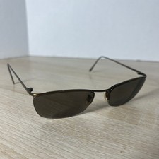 Vintage Oliver Peoples EZY Sunglasses FRAMES ONLY Bronze Metal 51-18-135