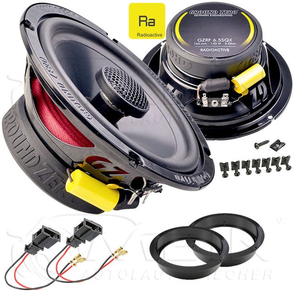 Ground Zero Lautsprecher FüR Audi A5 Cabrio 8F/8T 2009-2016 Front TüR 140W #BH38-image