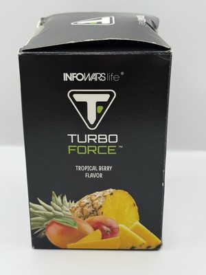 Infowars Life Turbo Force Box (Dietary Supplement) Tropical Berry 14 Packets
