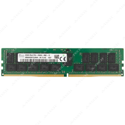 Hynix 32GB DDR4-2666 PC4-21300 2Rx4 ECC RDIMM Server Memory RAM HMA84GR7CJR4N-VK
