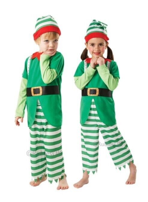 Childs Helpful Elf Fancy Dress Costume Age 3-4 Years