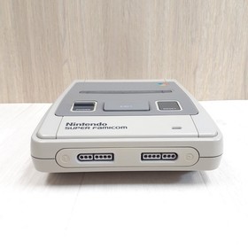 Nintendo Japanese Super Famicom Console with Mario World Storage Case SNES SFC
