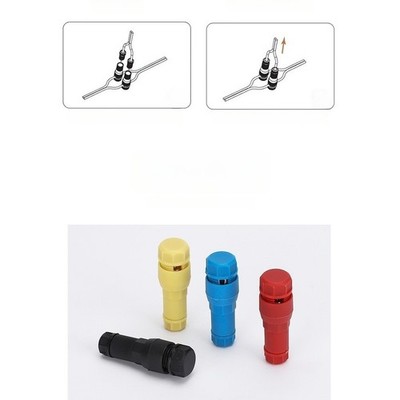 Niedervolt Crimp Klemmenverbinder mit Quick Lock Piercingfunktion